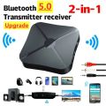 KN319 Bluetooth Transmitter Receiver 2 in 1 Stereo Audio Receiver Converter Wireless Adapter With RCA 3.5MM AUX For Car TV PC. 