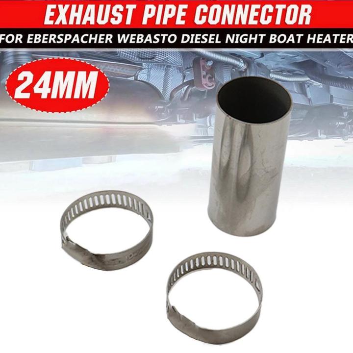24mm%20Air%20Diesel%20Parking%20Heater%20Exhaust%20Pipe%20Connector%20Steel%20Gas%20Vent%20Hose%20With%20Clamps%20For%20Eberspacher%20Webasto%20-%20Image%202