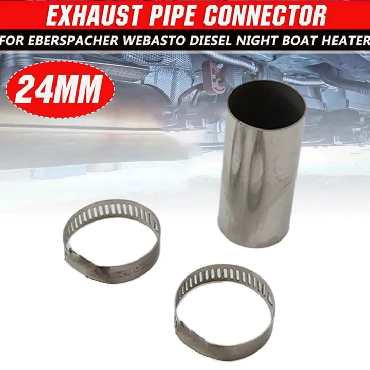 24mm%20Air%20Diesel%20Parking%20Heater%20Exhaust%20Pipe%20Connector%20Steel%20Gas%20Vent%20Hose%20With%20Clamps%20For%20Eberspacher%20Webasto%20-%20Image%202
