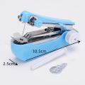 Home Handheld Sewing Machine Protable Outdoor Travel Clothes Fabrics DIY Stitchin Sew Tool Mini Manual Stitch Needlework Machine. 