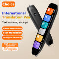 Scan Translation Pen,142 Languages Dyslexia Assist Reading Pen,Speech & Scan‑to‑Text for Learners & Elderly,10 Offline Languages.