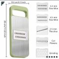 5 in 1 Vegetable Cutter and Slicer. Multifunctional Vegetable Cutter Changeable Blades. High Quality Stainless Steel Vegetable Grater. Vegetable Fruit cutter. Manual Vegetable Chopper. Vegetable Slice Grater Chopper Salad Cutter. Kitchen Gadget. 