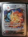 Charizard V Fire Dinosaur Evolution Silver Foil FanArt, LV. 91 HP 508. 