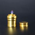 Aluminum Alloy Alcohol Lamp With Wick Mini Burner Heated Small Alcohol Burner for Outdoor Survival Camping Portable Outdoor Tool. 