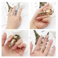 Danganronpa Finger Bone Ring Dangan Ronpa Gothic Celestia Ludenberg Punk Finger Rings Classic Hot Halloween Cosplay Props. 