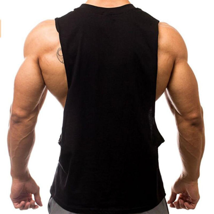 Gym%20Fitness%20Running%20Vests%20Cotton%20Breathable%20Side%20Slits%20Tank%20Tops%20Mens%20Bodybuilding%20Muscle%20Sleeveless%20Singlets%20Workout%20Shirts%20-%20Image%204