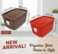 Plastic Storage Basket 1pcs Set. 