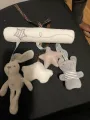 Bed Accessories Infant Toddler Rattles Toys For Baby Stroller Crib Soft Rabbit Bear Style Pram Hanging Toys Plush Appease Doll. 