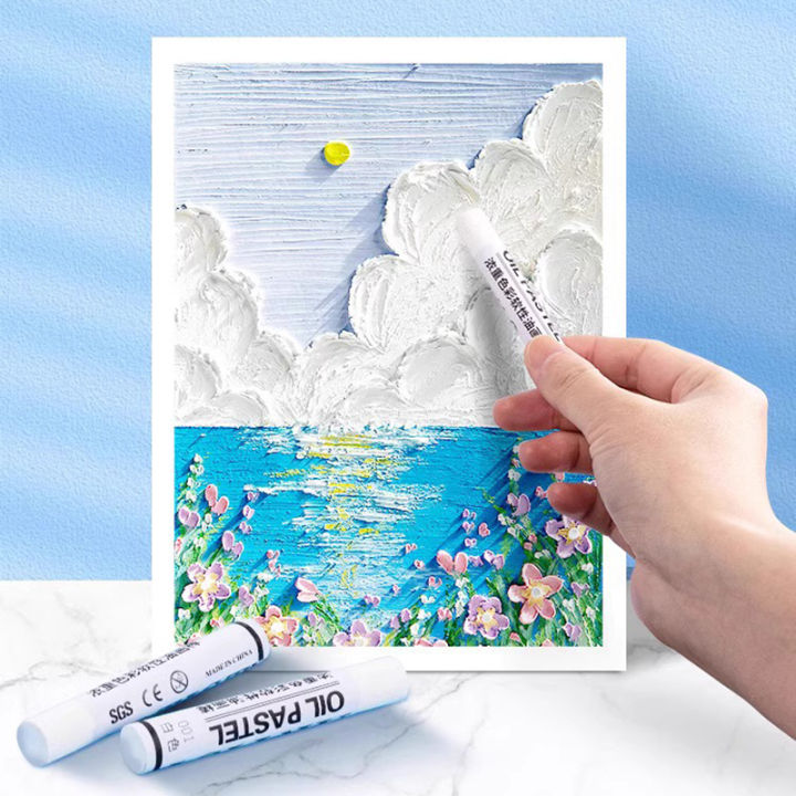 Soft%20Oil%20Pastels%20Set%206/18PCS%20White%20Color%20Artist%20Professional%20Painting%20Oil%20Pastel%20Stick%20for%20Painting%20Drawing%20Graffiti%20Art%20Crayons%20-%20Image%202