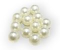 25 Pcs 12mm Plastic White Big Lightweight Pearl Beads for Jewelry Making DIY Bracelet Necklace Earrings Crafting Embroidery Etc. 