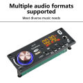 DC 12V MP3 BT Decoding Board Car Audio Mp3 Decoder Bt 5.3 Without Amplifier USB TF FM Radio Module Color Screen MP3 Player. 