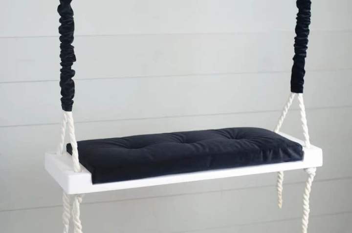 Swing | Jhula | wood swing black & white