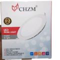 CHZM Led Panel Light 12w For False Ceiling Round White Gypsum Gipsum Light. 