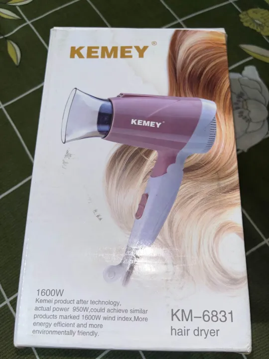 Kemey%20Km6831%20Cool%20And%20Hot%20Foldable%20Electric%20Hair%20Dryer%20For%20Women%20-%20Hair%20Dryer%20-%20Image%205