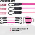 Ankle Straps Resistance Bands Set Fitness Workout Exercise Equipment Ankle Weight Yoga Elastic Fitness Band For Gym Man Woman. 
