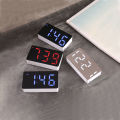 LED Electronic Watch Mirror Alarm Clock Home Furnishings Smart Small Tools Desk Digital Bedroom Decoration Table And Accessory. 