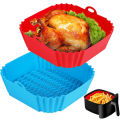 Air Fryer Silicone Liners Pot,Airfryer Basket Cooking Gadgets ,Reusable Baking Tray Non-stick Pizza Pan Oven Kitchen Accessories. 