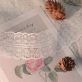 10.9Yards White Lace Ribbon,  Wrapping, Dress Decoration, Wedding Decoration, Sewing Crafts. 
