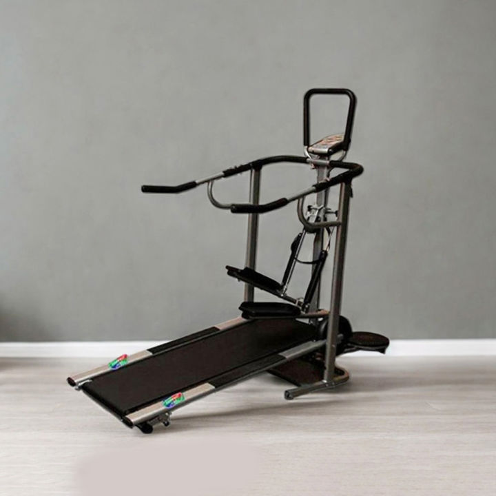 4 Way Manual Treadmill – Black