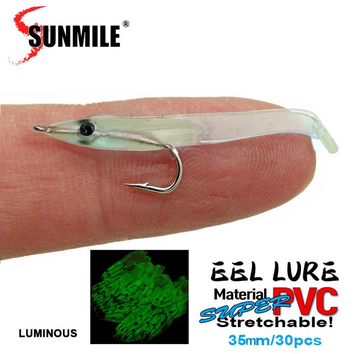 SUNMILE%2030pcs%20Eel%20Soft%20Fishing%20Lure%2035mm%20PescaTackle%20Wobblers%20Fish%20Lures%20Carp%20Leurre%20Souple%20Soft%20Baits%20-%20Image%202