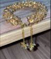 Premium Golden Gajra Bracelet for Women & Girls | Traditional Ethnic Floral Jewelry with Crystal Beads & Kundan Style | Chain Bracelet for Bridal, Wedding, Mehndi, Eid & Festive Wear - Stylish Party Wear Bangles Elegant Lightweight Hand Accessory. 