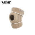 AOLIKES 1PCS Breathable Four Spring Knee Support Brace Kneepad Adjustable Patella Knee Pads Safety.