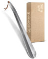 30CM Metal Shoe Horns Long Handle ShoeHorn Quality Stainless Steel Shoe spoon Lifter Shoe Helper Aid Tool Shoe Accessories. 