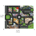 Large City Road Map DIY Scene Road Signs Car Parking Lot Game Children Playing Traffic Mat Climbing Carpets for Baby Toys Gifts. 