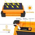 Lights4u solar LED emergency light solar power bank 100W LED solar cell spotlight portable emergency light USB charger. 
