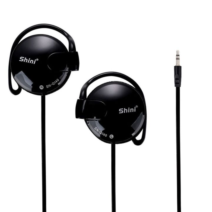 3.5mm Wired Bass Headphones Ear Hook Headset Sports Music Game Wired Earpiece For Mp3 Computer Mobile Telephone