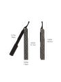 Men's Stainless Steel Straight Manual Razor Retro Men's Beard Trimmer Folding Safety Hair Barber Cutting Shaving Tools.