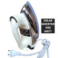 Inverter iron 400 watt 2.2amp energy consumption, 5 year warranty, heavy weight dry iron. 