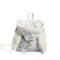 Cute Fluffy Rabbit Ears Hat Backpack for Autumn Winter New Design High-sense Large Capacity Hundred-match Bag for Women. 