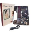 3 In One Magic Mirror Photo Frame LED Light + Photo Frame+ Mirror Imported Quality. 