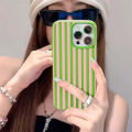 Colorful Striped Minimalist INS Couple Phone Case For iPhone 16 Pro Max XS X XR 11 13 12 14 15 Plus 16E Shockproof Bumper Cover. 