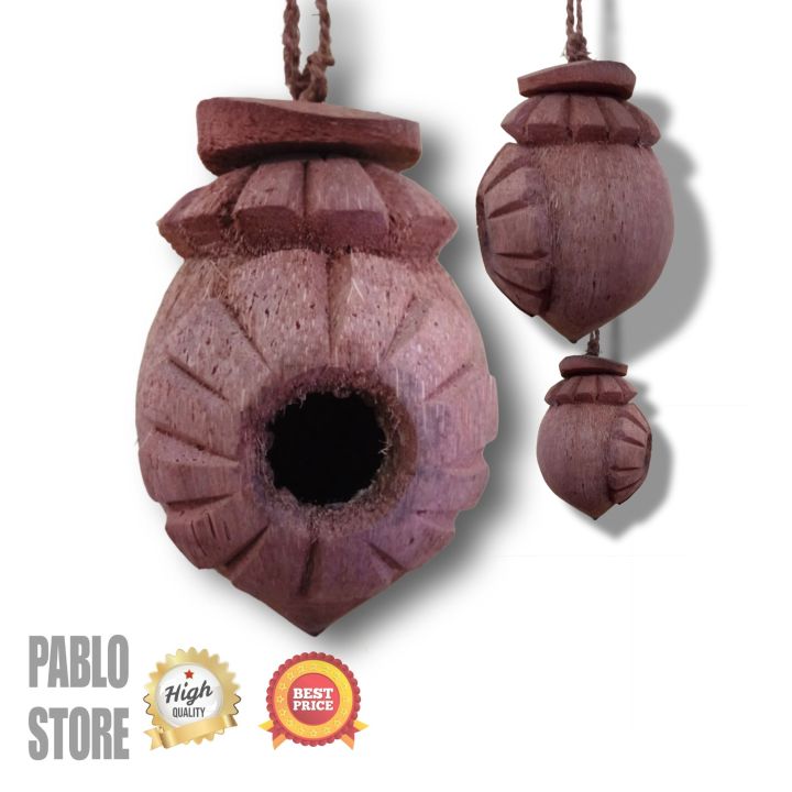 Bird Nest Made From Natural Coconut Shell & Husk