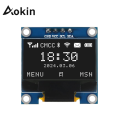 Aokin 0.96 inch OLED Display Screen Module I2C IIC 128x64 SS - D - 1306 3.3V-5V Blue/blue Yellow/White for Arduino ESP32 ESP8266. 