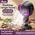 TINSOL Mini Range Hood Desktop Air Purifier Smoke Eliminator Deodorization Sterilization Charging Air Purification Tool.