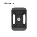 38mm Ultra-thin Universal Mini Quick Release Plate with Camera Strap Holes for Arca Swiss Camera Rope Tripod Ball Head Clamp. 