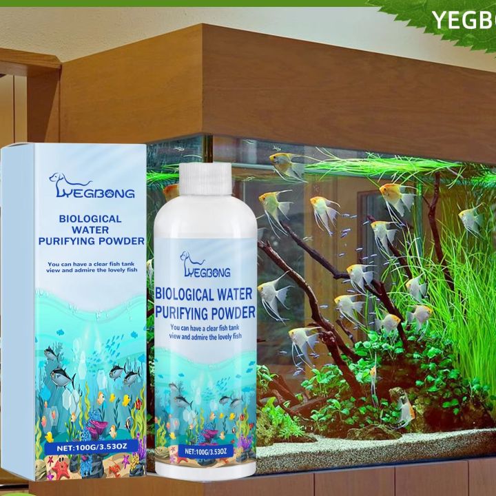 Biological Aquarium Algae Control Powder - Rapid Water Clarifier for ...