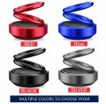 Solar Dashboard Idol Ring Car Decoration Air Freshener Automatic 360 Degree.