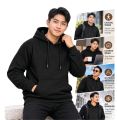 Premium Black Hoodie for Men -
Stylish Cotton Hooded Sweatshirt
for Winter - Comfortable Casual &
Outdoor Wear. 