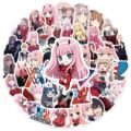 Darling In The Franxx Anime Stickers Decals Skateboard, Laptop, Suitcase, Motorcycle 10/25/50Pcs. 