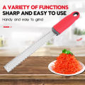 Stainless Steel Cheese Grater Citrus Lemon Zester Peeler Cheese Lemon Fruit Chocolate Grater With Non-Slip Handle Kitchen Gadget. 