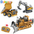 1: 20 Electric Engineering Remote Control Vehicle Simulation Excavator Dump Truck Bulldozer Toy Children's Holiday .