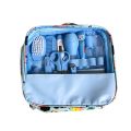 12 PCs Baby Care Kit Kids Hair Nail Healthcare Thermometer Grooming Brush Kit Clipper Scissors Kid Toiletries.