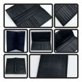 Premium Cow Leather Men's Wallet with Multiple Card Slots and Cash Compartments. 