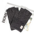Fashion Knitted Half finger gloves warm autumn winter men women casual gloves for work writting or touch screen.