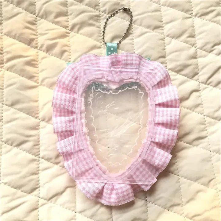 1Pc%20Designer%20Lace%20Strawberry%20%20Photo%20Card%20Holder%20Sweet%20Anime%20Character%20%20Idol%20Support%20Card%20Display%20Girl%20Ita%20Bag%20Ornament%20Decor%20-%20Image%205