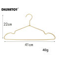 Delicate Metal Clothes Hangers Silver Gold Lightweight Sturdy Clothing Coat Hanger for Hanging Shirts T-Shirts Blouses.